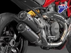96480541A COPPIA TERMINALI OMOLOGATI TERMIGNONI CARBONIO DUCATI MONSTER 821 14-16
