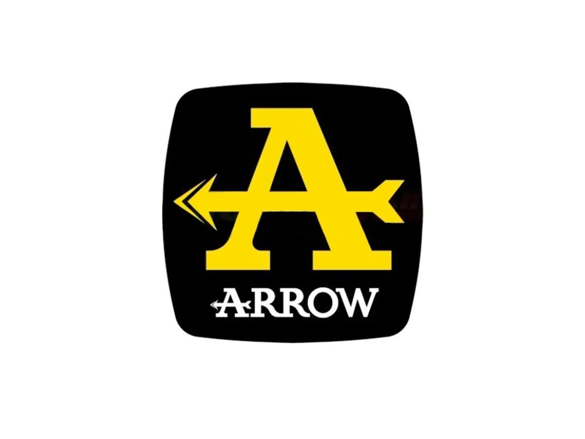 ADESIVO SCARICO TERMINALE ORIGINALE ARROW UNIVERSALE 7X7 CM