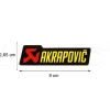 ADESIVO TERMICO FONDELLO 90X26,5 MM AKRAPOVIC ALTE TEMPERATURE UNIVERSALE
