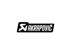 ADESIVO TERMICO MONOCROMATICO 135X40 MM AKRAPOVIC ALTE TEMPERATURE UNIVERSALE
