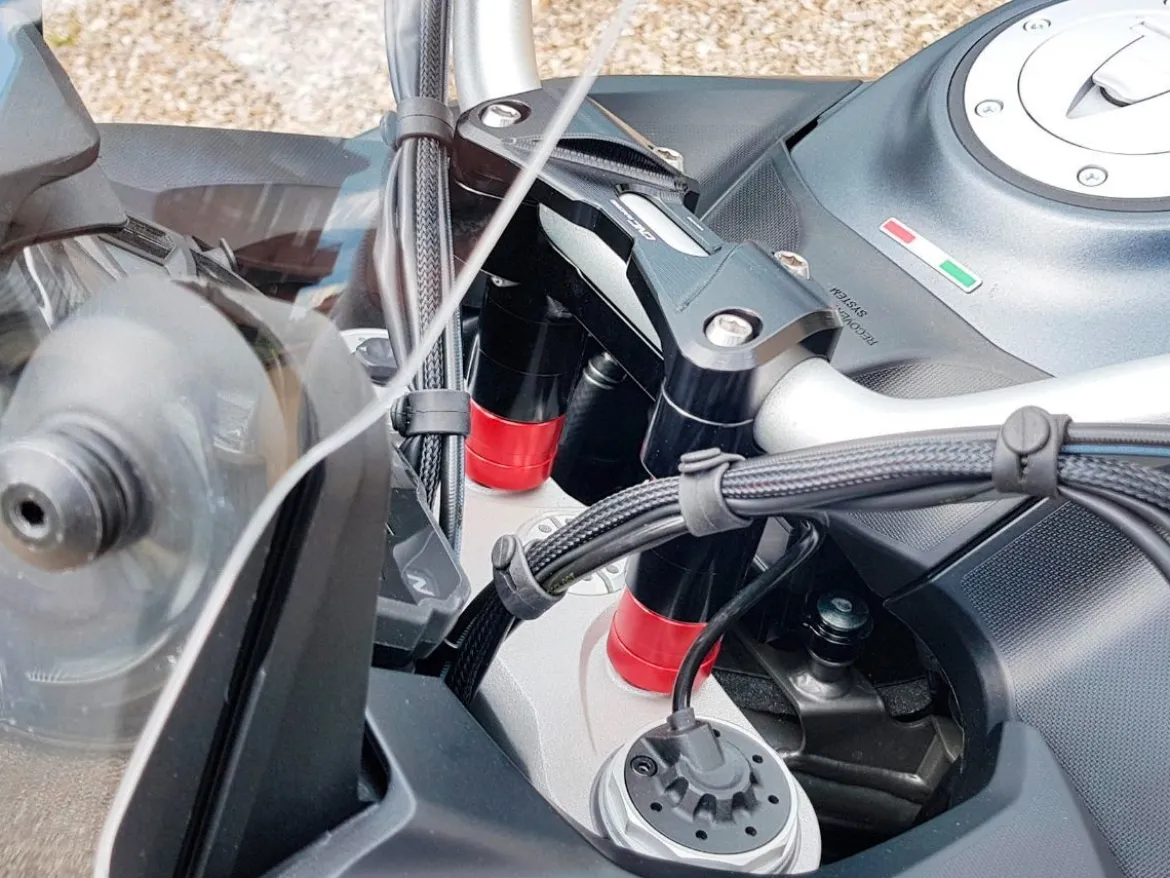 ALZA MANUBRIO H 30MM CNC RACING DUCATI MULTISTRADA V4 / S / RS 2021-2024