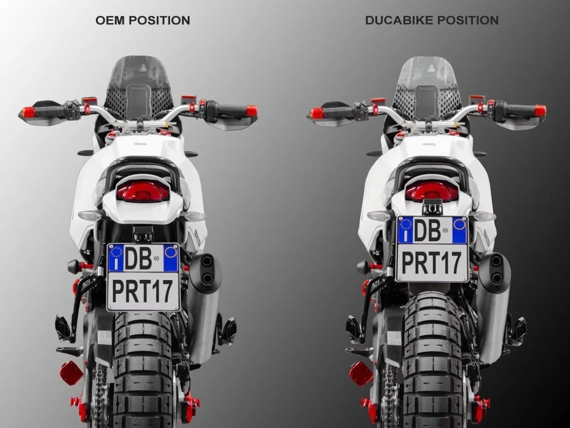 ALZA TARGA REGOLABILE DBK DUCATI DESERT X 2022