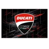 2556002 BANDIERA UFFICIALE DUCATI CORSE SCUDETTO