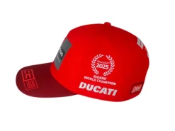 2546010 CAPPELLINO BASEBALL UFFICIALE DUCATI MARC MARQUEZ 93 WORLD CHAMPION 2025