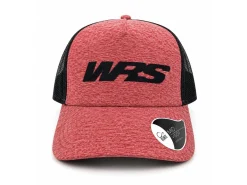 CAPPELLINO CON VISIERA ORIGINALE WRS MELANGE ROSSO
