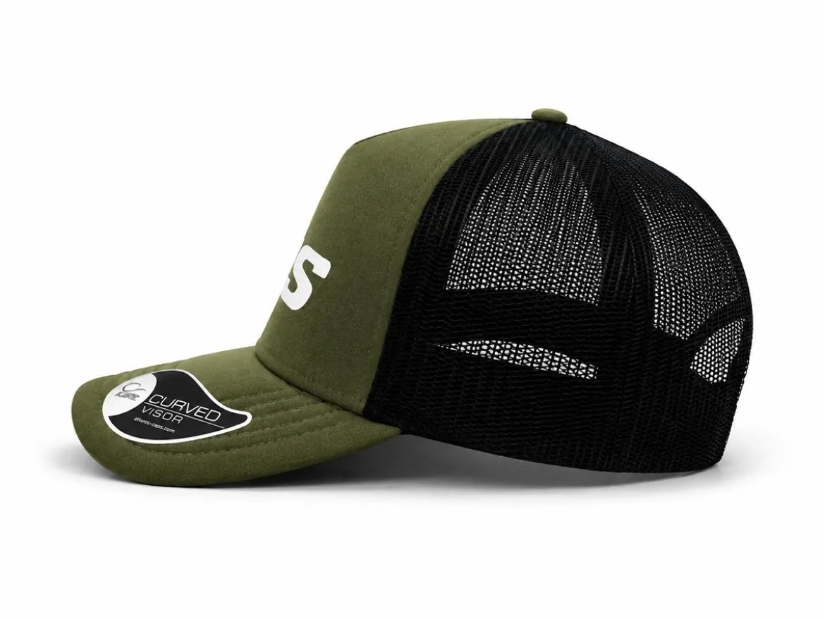 CAPPELLINO CON VISIERA ORIGINALE WRS VERDE MILITARE