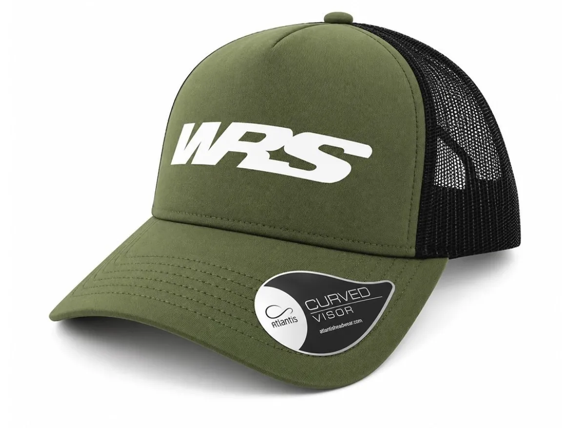 CAPPELLINO CON VISIERA ORIGINALE WRS VERDE MILITARE
