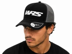 CAPPELLINO CON VISIERA ORIGINALE WRS NERO GRIGIO