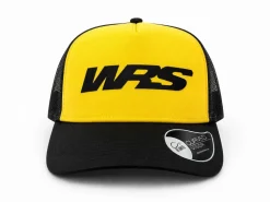 CAPPELLINO CON VISIERA ORIGINALE WRS NERO GIALLO