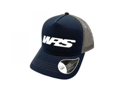 CAPPELLINO CON VISIERA ORIGINALE WRS BLU GRIGIO