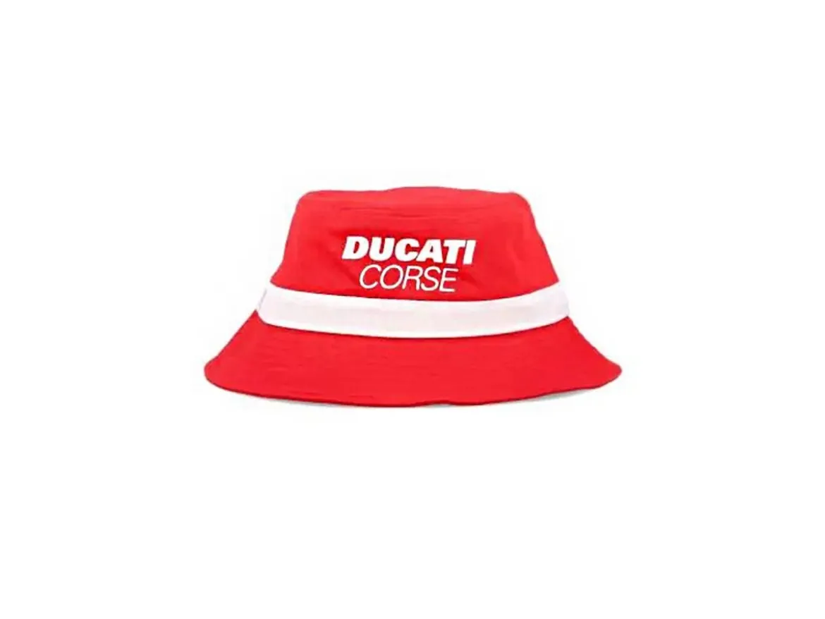 2346008 CAPPELLINO PESCATORE BAMBINO UFFICIALE DUCATI CORSE LOGO
