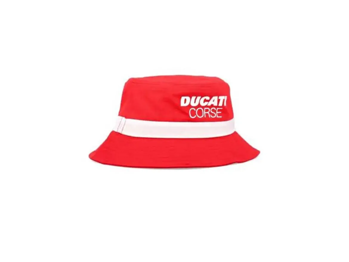 2346008 CAPPELLINO PESCATORE BAMBINO UFFICIALE DUCATI CORSE LOGO