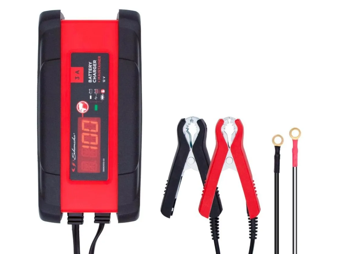 CARICABATTERIA + MANTENITORE CARICA 12V 3A SPI3 SCHUMACHER