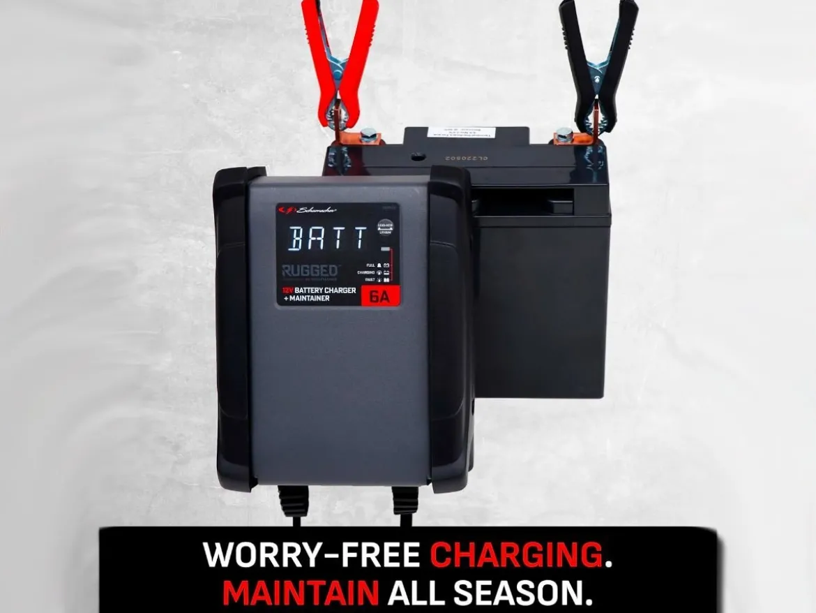 CARICABATTERIA + MANTENITORE CARICA 12V 6A RUGGED SPX 459 SCHUMACHER
