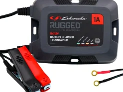 CARICABATTERIA + MANTENITORE CARICA 6-12V 1A RUGGED SPX 457 SCHUMACHER