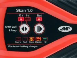 CARICA BATTERIEÂ JMP SCAN 1.0 6/12V 1A 8 LIVELLI DI CARICA UNIVERSALE