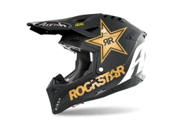 CASCO AIROH OFF ROAD AVIATOR 3 ROCKSTAR 22 NERO OPACO