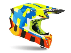CASCO AIROH OFF ROAD TWIST 2.0 FRAME YELLLOW FLUO