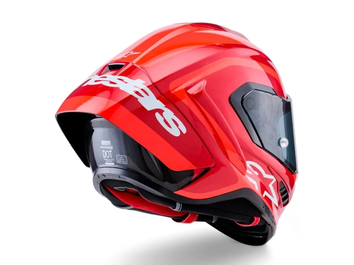 CASCO INTEGRALE ALPINESTARS SUPERTECH R10 ARIUS ECE06/DOT ROSSO