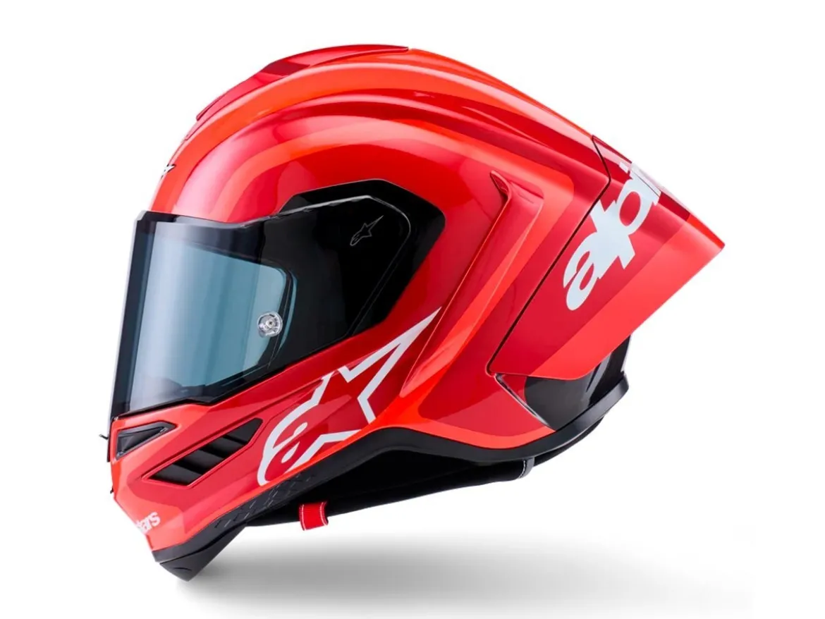 CASCO INTEGRALE ALPINESTARS SUPERTECH R10 ARIUS ECE06/DOT ROSSO