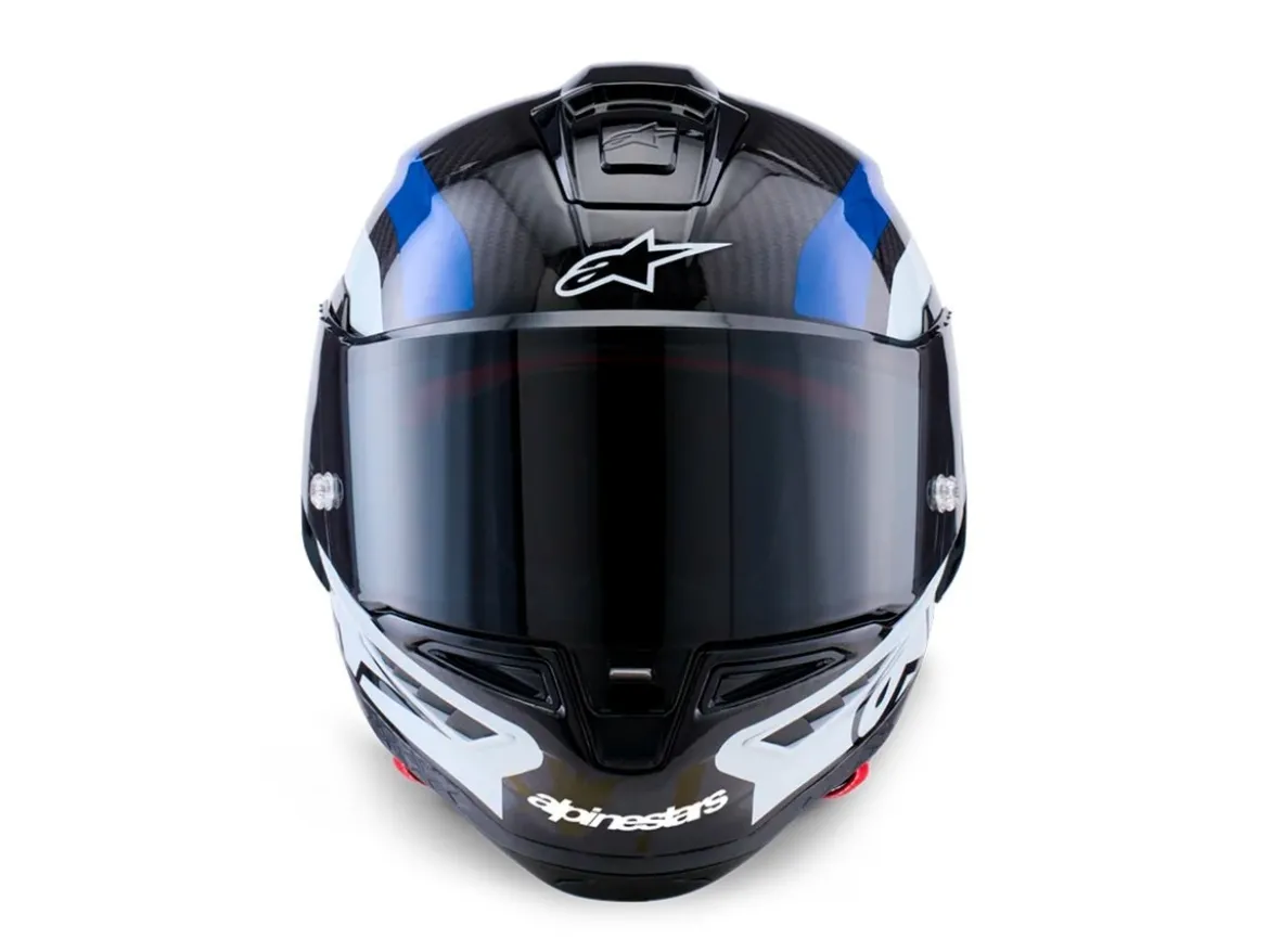 CASCO INTEGRALE ALPINESTARS SUPERTECH R10 ARIUS ECE06/DOT NERO-GIALLO FLUO