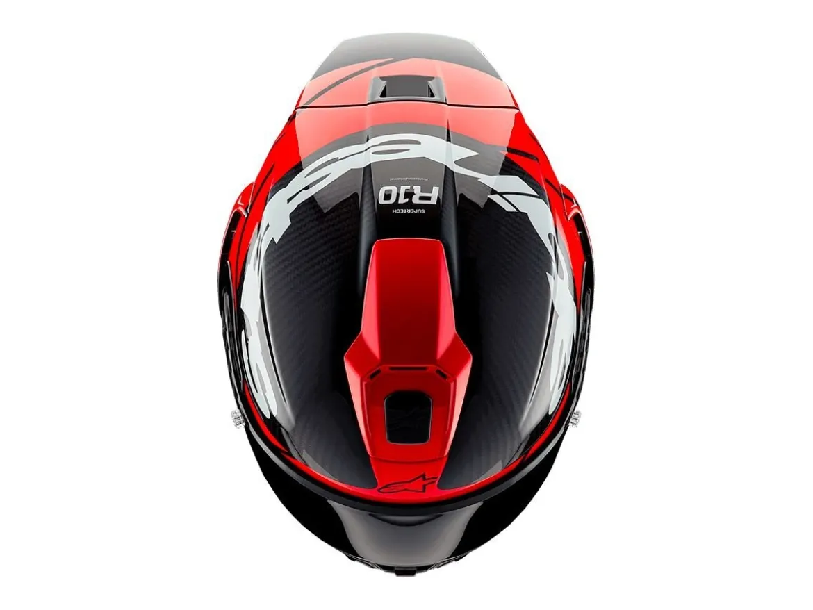 CASCO INTEGRALE ALPINESTARS SUPERTECH R10 ELEMENT ECE 06 ROSSO-NERO