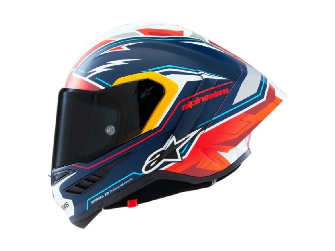 CASCO INTEGRALE ALPINESTARS SUPERTECH R10 ELEMENT ECE 06 BIANCO-NERO
