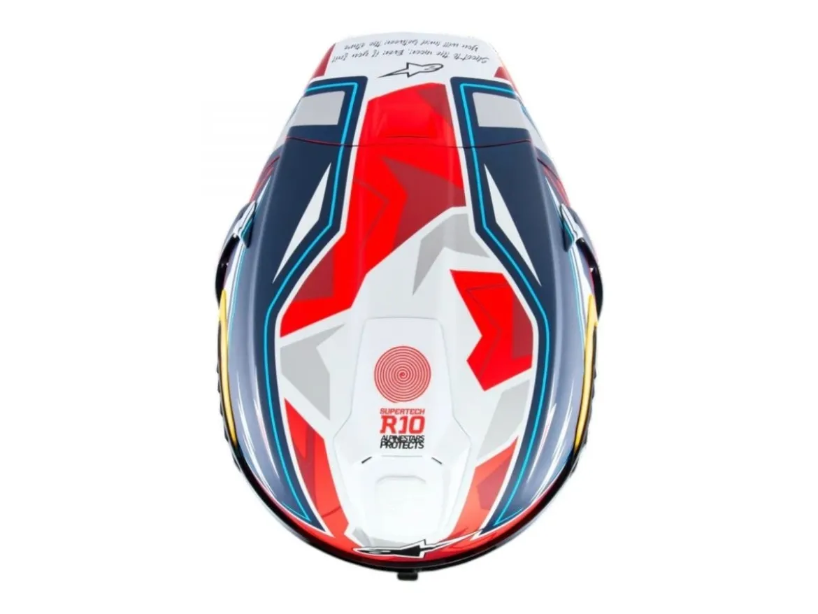 CASCO INTEGRALE ALPINESTARS SUPERTECH R10 ELEMENT ECE 06 BIANCO-NERO