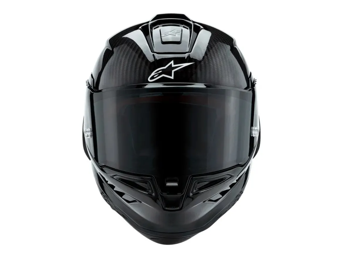 CASCO INTEGRALE ALPINESTARS SUPERTECH R10 SOLID ECE 06 CARBONIO NERO