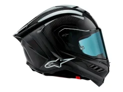 CASCO INTEGRALE ALPINESTARS SUPERTECH R10 SOLID ECE 06 CARBONIO NERO