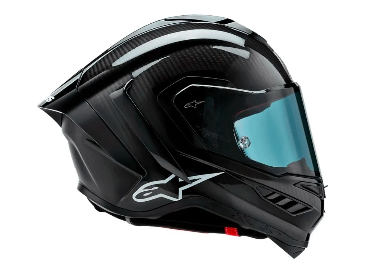 CASCO INTEGRALE ALPINESTARS SUPERTECH R10 SOLID ECE 06 CARBONIO NERO
