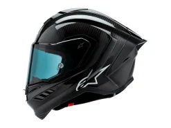 CASCO INTEGRALE ALPINESTARS SUPERTECH R10 SOLID ECE 06 CARBONIO NERO