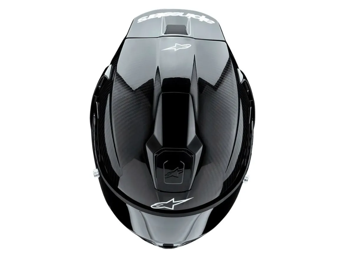 CASCO INTEGRALE ALPINESTARS SUPERTECH R10 SOLID ECE 06 CARBONIO NERO
