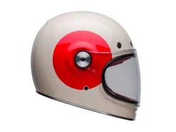 CASCO INTEGRALE BELL BULLITT TT VINTAGE BIANCO / OXBLOOD
