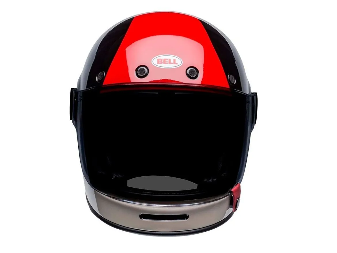 CASCO INTEGRALE BELL BULLITT BLAZON NERO E BURGUNDY