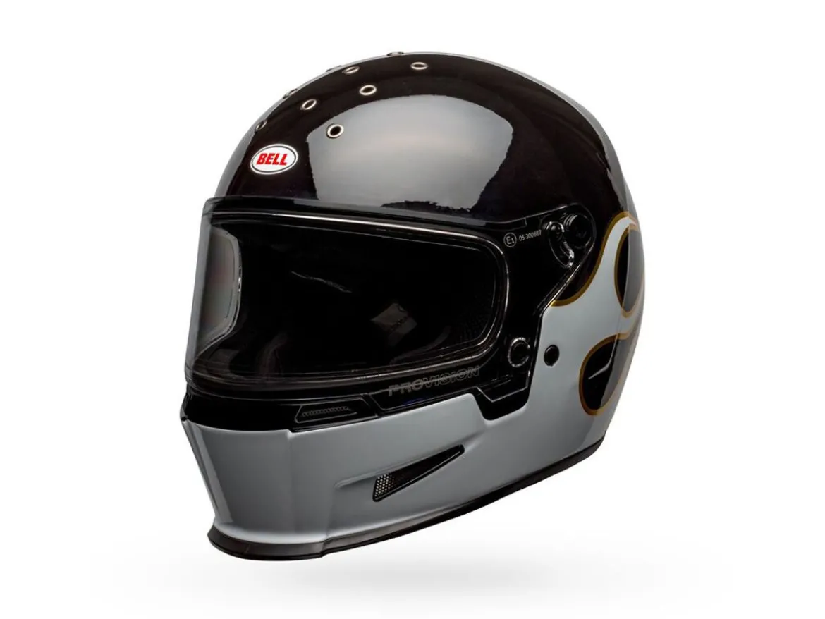 CASCO INTEGRALE BELL ELIMINATOR STOCKWELL NERO E BIANCO