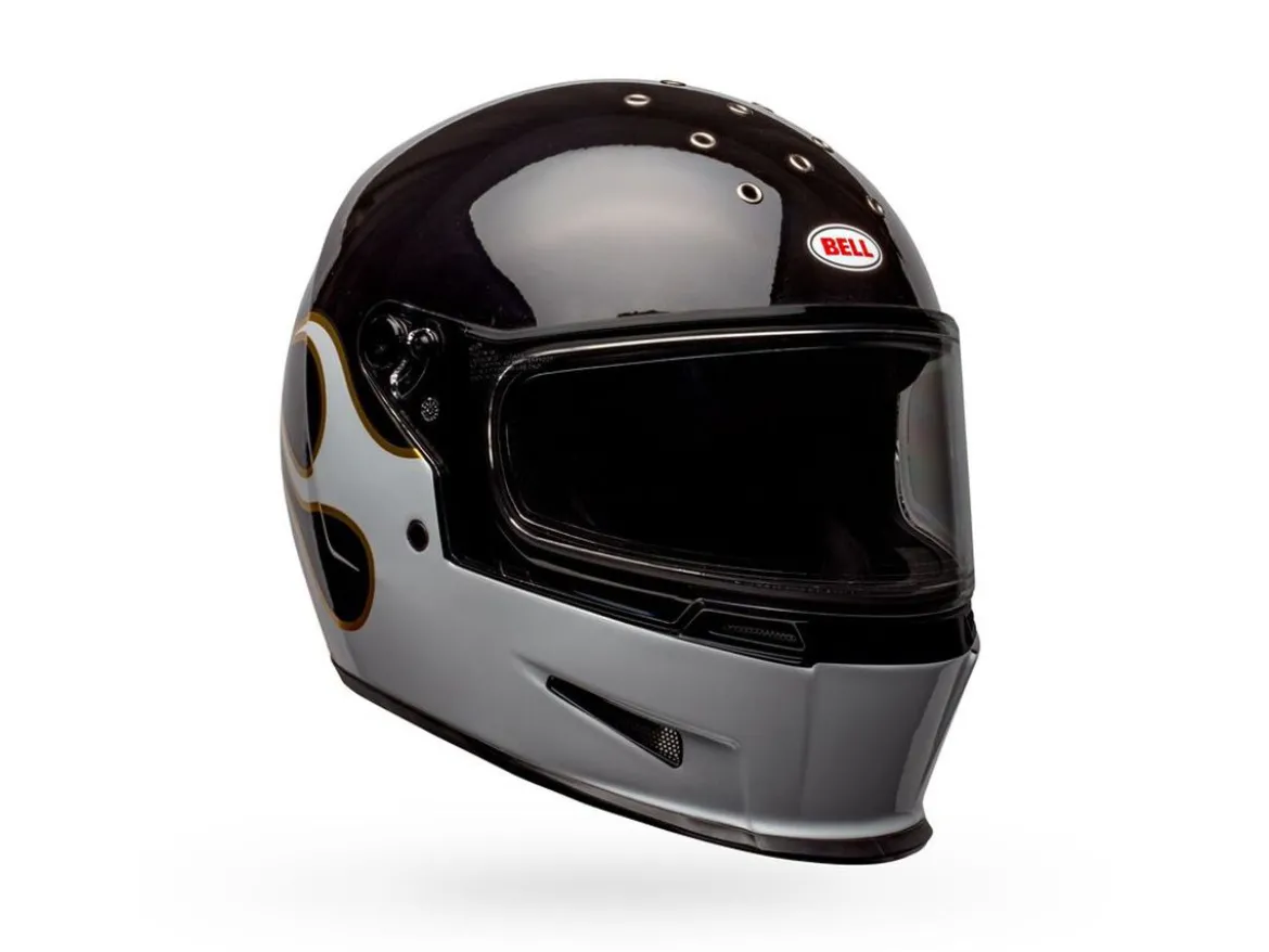 CASCO INTEGRALE BELL ELIMINATOR STOCKWELL NERO E BIANCO