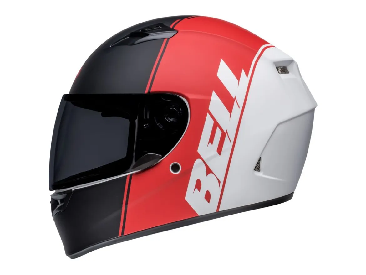 CASCO INTEGRALE BELL QUALIFIER ASCENT NERO E ROSSO OPACO
