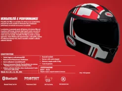 CASCO INTEGRALE BELL QUALIFIER DLX MIPS ACE 4 NERO E GRIGIO LUCIDO