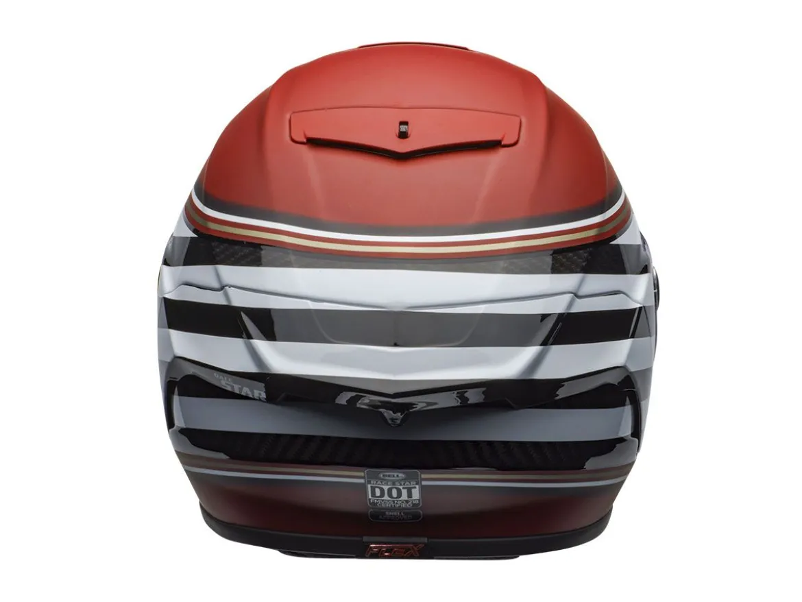 CASCO INTEGRALE BELL RACE STAR FLEX DLX RSD THE ZONE WHITE / CANDY RED