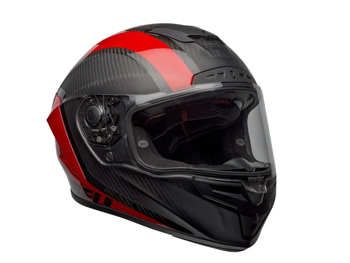 CASCO INTEGRALE BELL RACE STAR FLEX DLX TANTRUM 2 CARBONIO ROSSO
