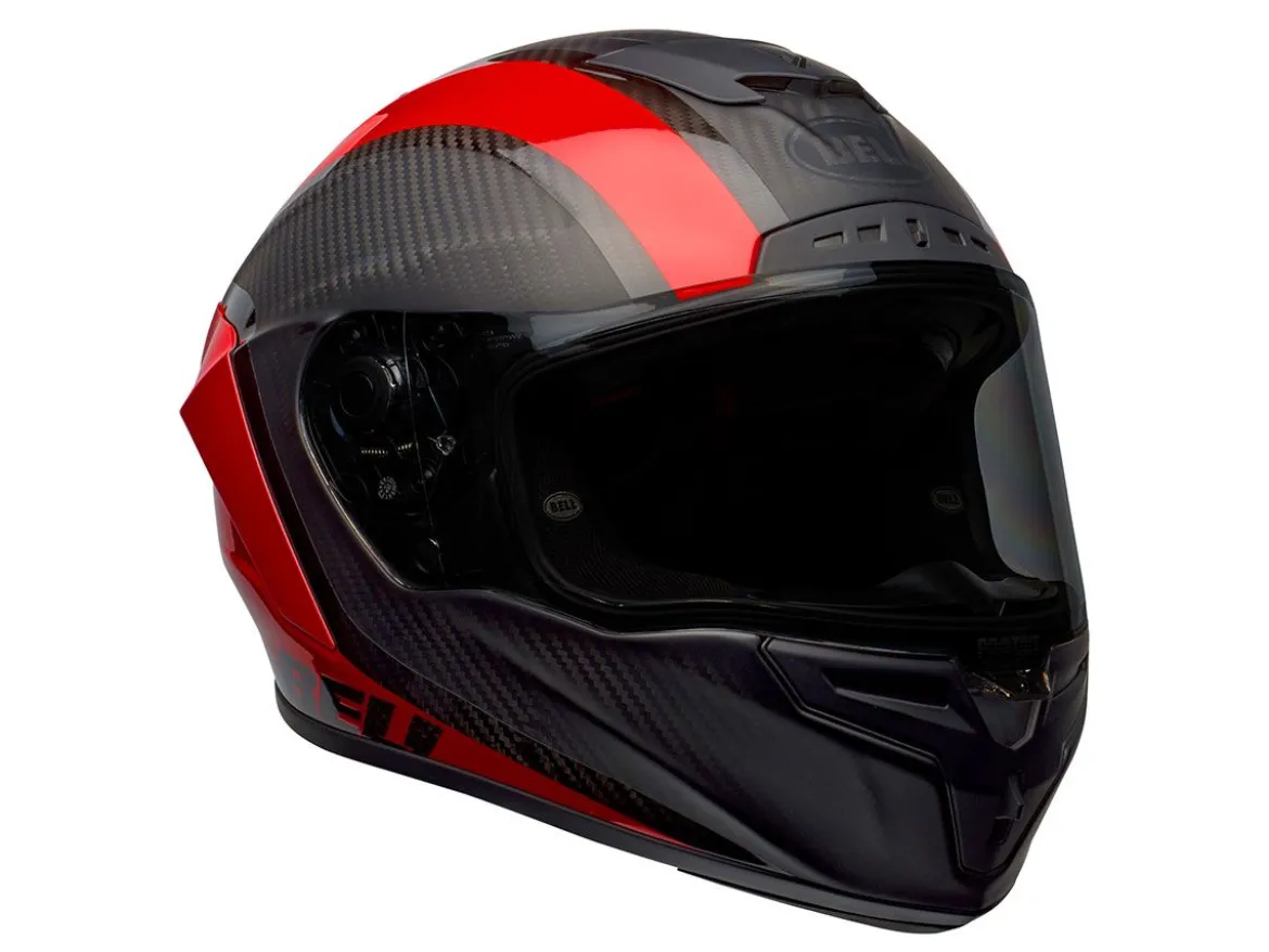 CASCO INTEGRALE BELL RACE STAR FLEX DLX TANTRUM 2 CARBONIO ROSSO