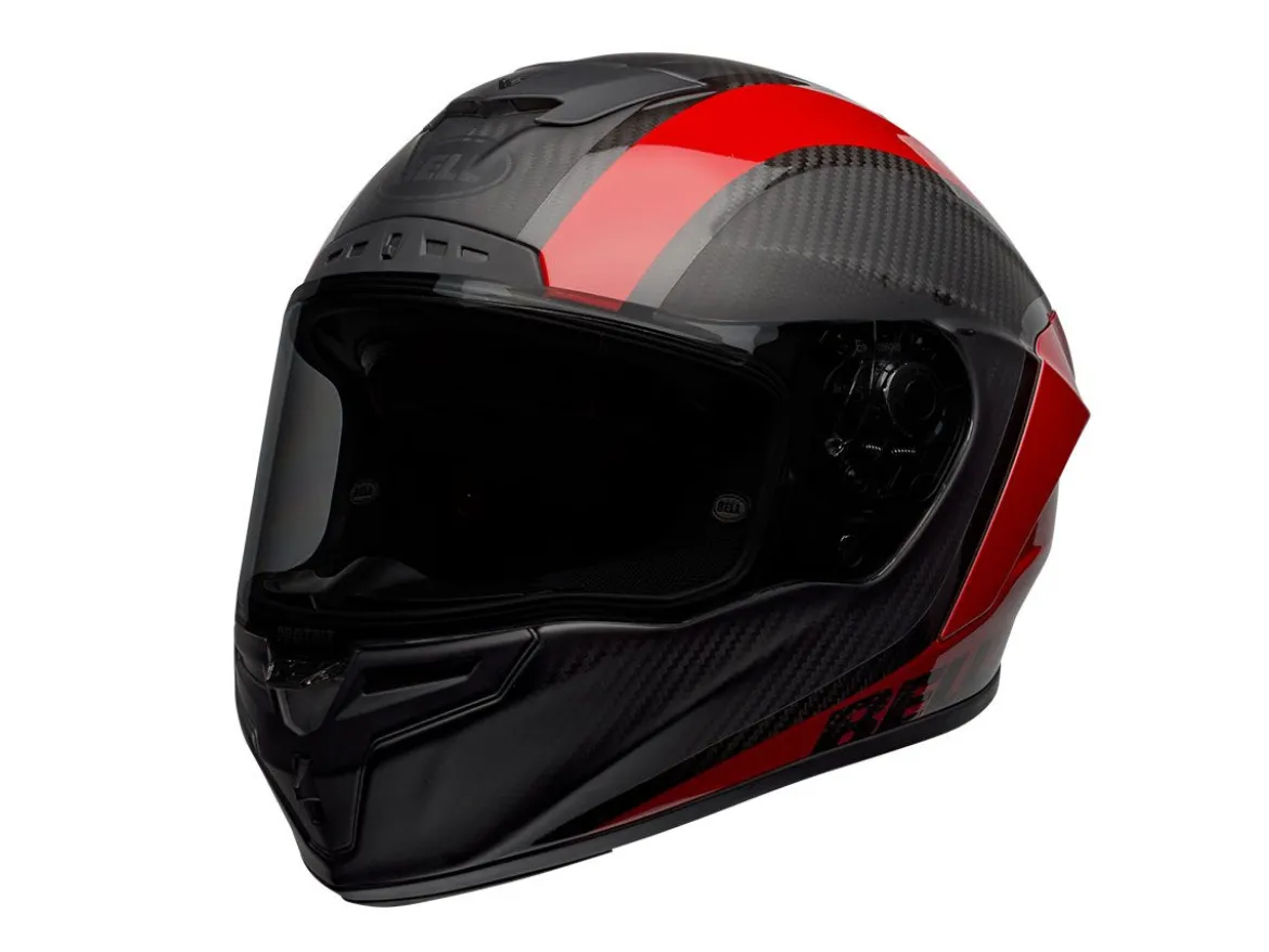 CASCO INTEGRALE BELL RACE STAR FLEX DLX TANTRUM 2 CARBONIO ROSSO