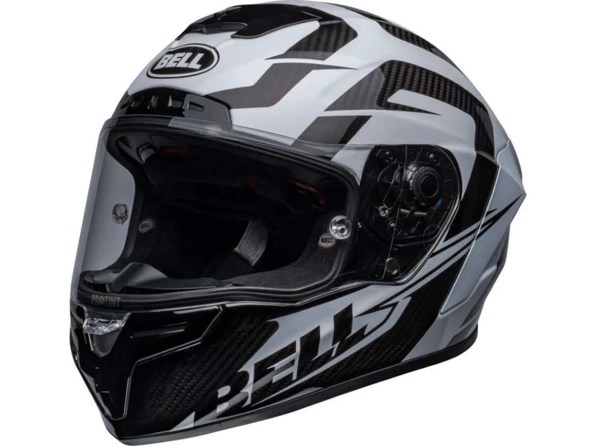 CASCO INTEGRALE BELL RACE STAR DLX LABYRINTH BIANCO / NERO