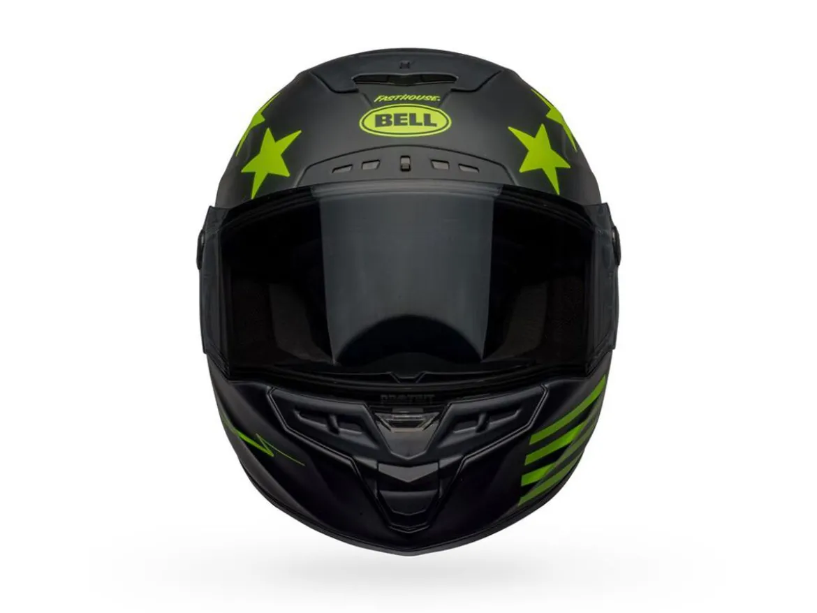 CASCO INTEGRALE BELL STAR DLX MIPS FH VICTORY CIRCLE NERO OPACO GIALLO FLUO
