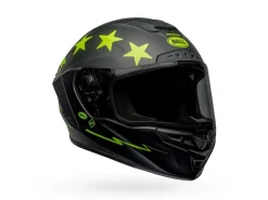 CASCO INTEGRALE BELL STAR DLX MIPS FH VICTORY CIRCLE NERO OPACO GIALLO FLUO