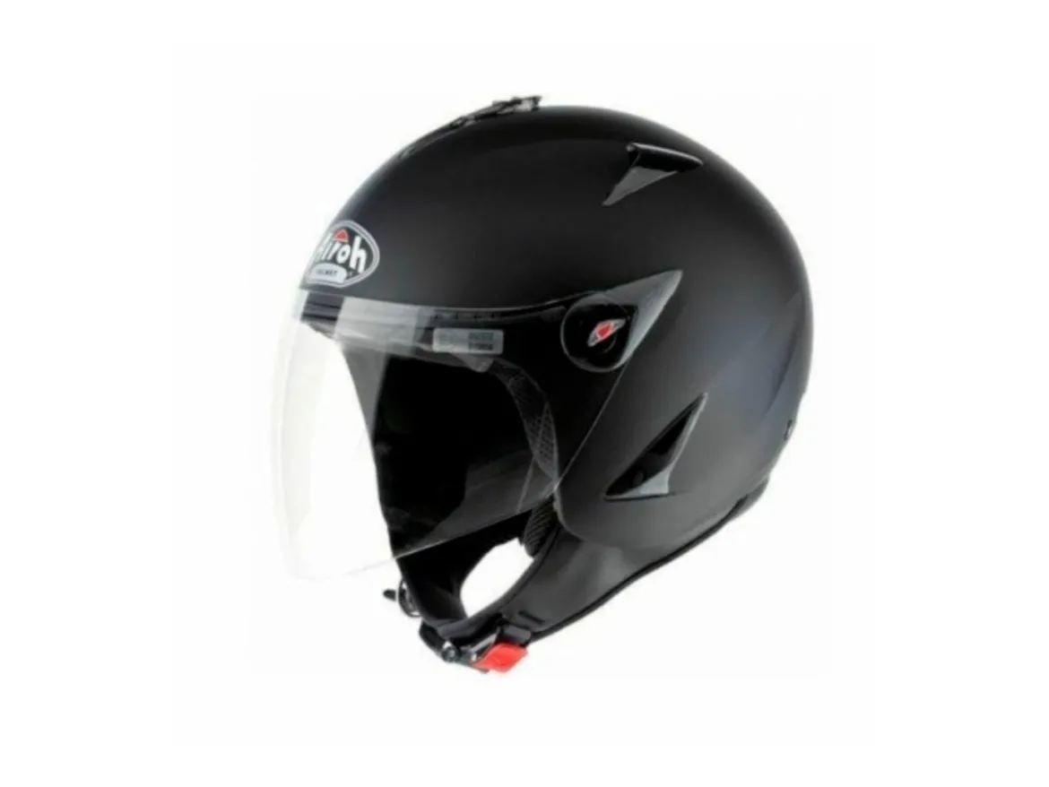 CASCO JET AIROH JT11 NERO OPACO