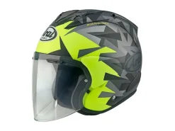 CASCO JET ARAI SZ-R VAS EVO MIMESIS YELLOW ECE 22-06