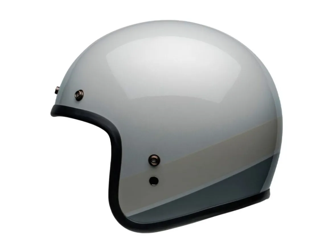 CASCO JET BELL CUSTOM 500 2024 APEX ARGENTO LUCIDO FLAKE ECE 06