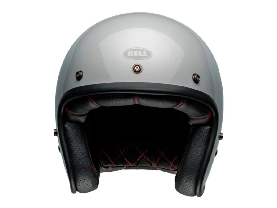 CASCO JET BELL CUSTOM 500 2024 APEX ARGENTO LUCIDO FLAKE ECE 06